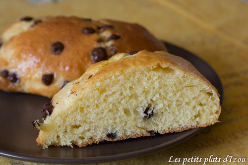 Brioche aux pépites de chocolat