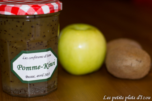 Confiture de pommes-kiwis